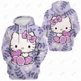thumbnail image 1 of Hello Kitty Print Design Hoody For Women Pocket Street Sweatshirt Hip Hop Style Fleece Hoodie All-Match Comfortable Clothes HOEMLIN, 1 of 7