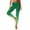 Green-6, variant on LYEAA Womens Yoga Leggings St Patrick's Day Elastic Waist Tights Stretchy Ankle Length Clover Printed Pants