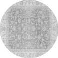 thumbnail image 1 of Ahgly Company Indoor Round Oriental Gray Traditional Area Rugs, 5' Round, 1 of 4