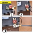 thumbnail image 6 of Battery Load Tester, Alternator Load Tester 12V 6V with Voltmeter Alligator Clips, Top Post Battery Disconnect Switch for Car, RV, Truck, Marine, Boat, 6 of 14