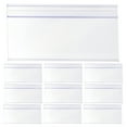 thumbnail image 1 of Portaetiquetas de estante de plástico transparente de 20 piezas para etiquetas de precios de supermercado portaetiquetas que muestran el soporte de precios soporte de señal de mercancía, 1 of 6