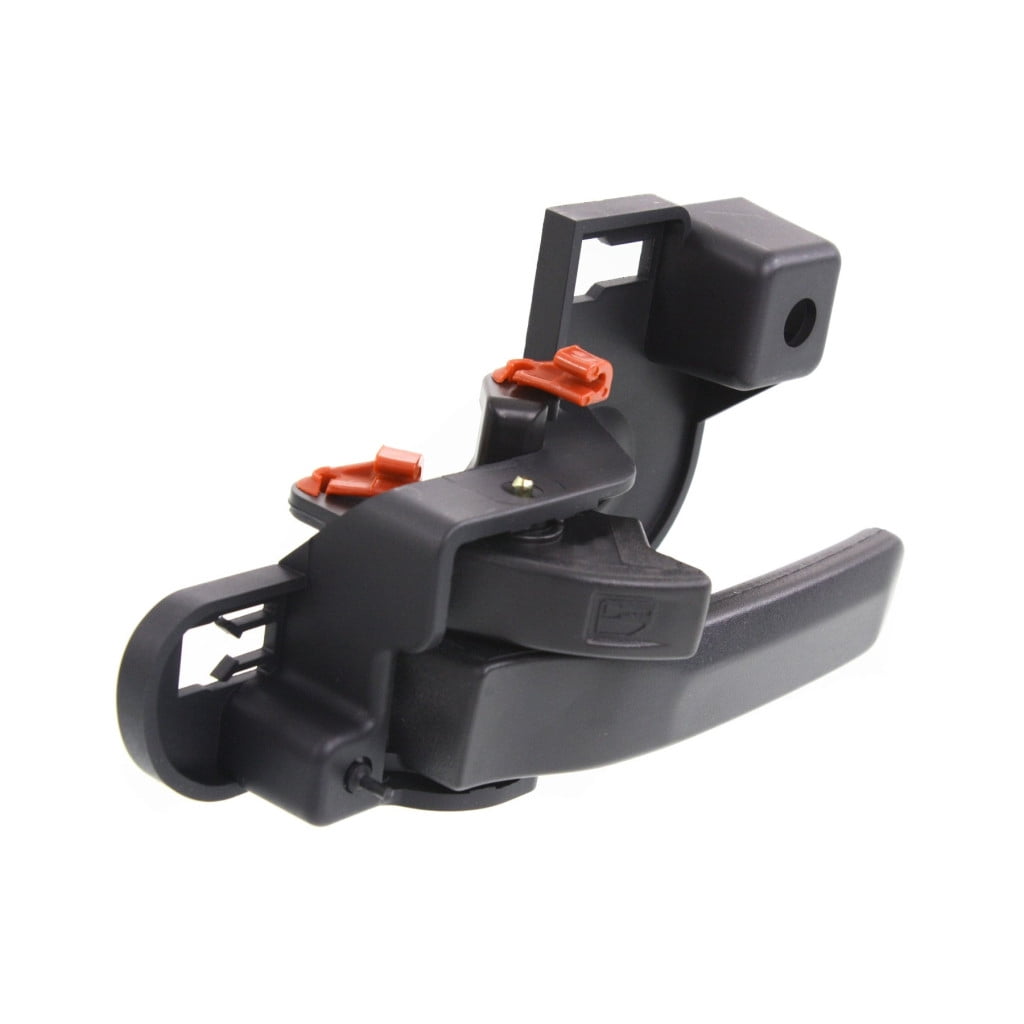 KarParts360 For Jeep Wrangler JK 2018 Interior Door Handles Front Or Rear, Driver and Passenger Side | Pair | Black | Plastic | w/Door Lock Button | For CH1353156, CH1352156 | 68059174AA, 68059175AA
