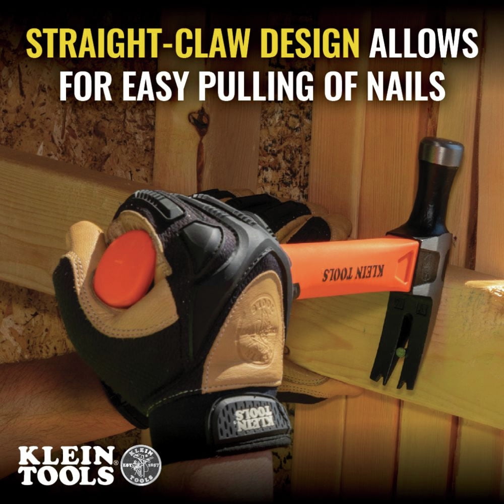 Klein Tools Hammer Straight Claw 20Oz 13In