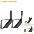 thumbnail image 3 of Steel Stair Riser 2 Pack,Metal Stair Stringers for Deck Height 11.8 inches,MAX Load Capacity 500lbs,Steel Stair Step Riser for Outside Stairs, 3 of 8