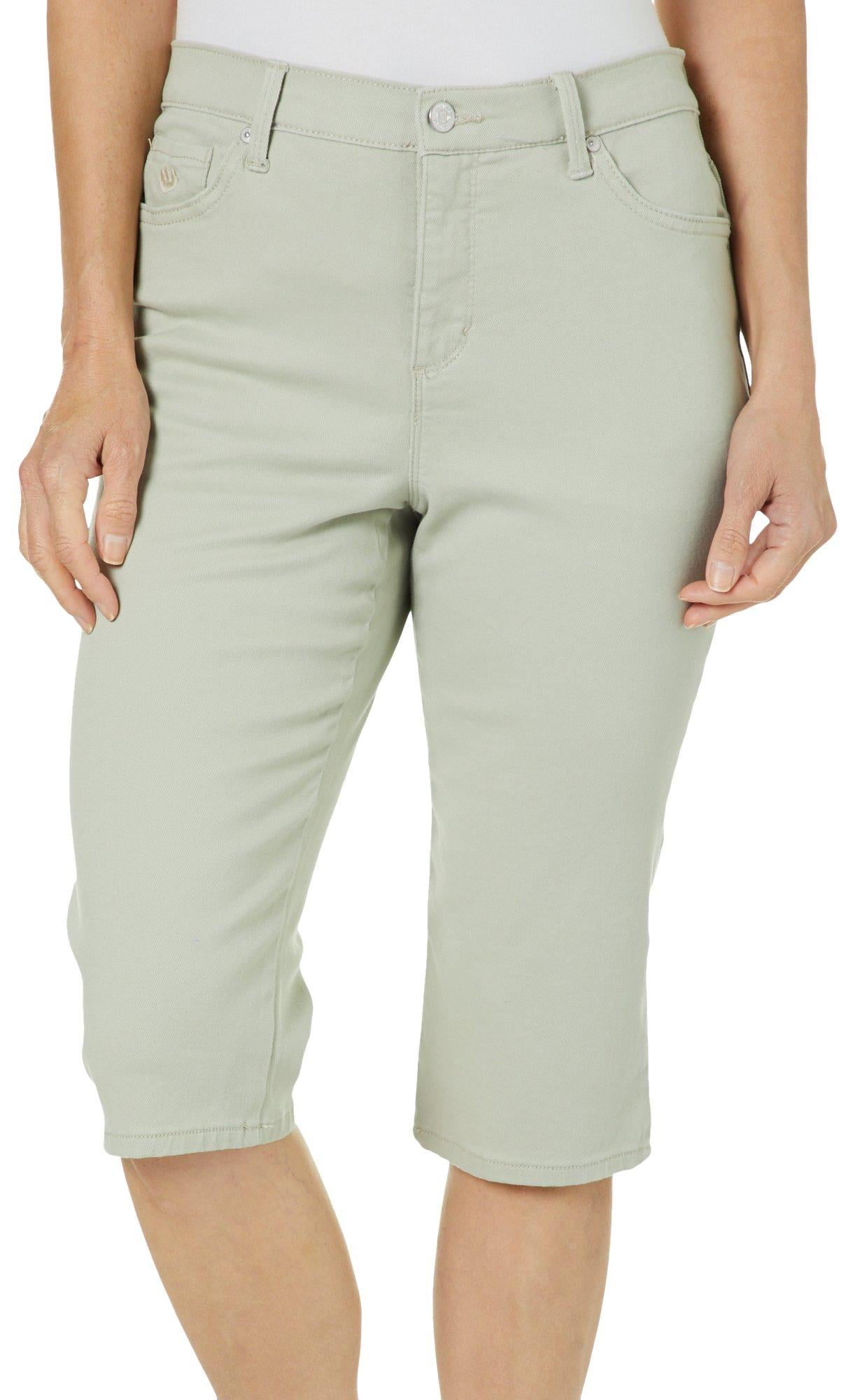 Gloria Vanderbilt Petite Amanda Denim Skimmer Shorts