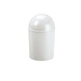 thumbnail image 1 of Loft 5 Litre (1.2 Gallon) Swing Top Mini Trash Can, White, 1 of 1