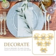 thumbnail image 3 of OUNONA Set of 6 Napkin Decorative Buckles for Wedding, Party, and Home Table Decor, 3 of 6
