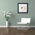 thumbnail image 3 of Trademark Fine Art "Paris Botanique Lily Purple" Canvas Art by Jennifer Redstreake White Matte, Black Frame, 3 of 4