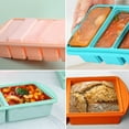 thumbnail image 7 of Shoreew Silicone Soup Freezer Tray with Flexible Lid BPA-Free Leak-proof Versatile Freezing Molds for Soups Sauces And Complementary Food, 7 of 7