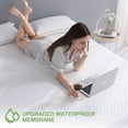 thumbnail image 3 of Reaks King Size Waterproof Mattress Protector, Rayon from Bamboo Cooling 3D Air Mattress Cove Pad 18" Deep Pocket, 3 of 6
