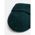 thumbnail image 3 of Scenario Women's Rib Knit Beanie, Green, 3 of 4