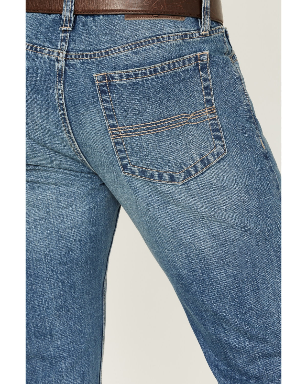 Cody James Men's Roughstock Medium Wash Slim Straight Rigid