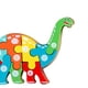 thumbnail image 4 of Rompecabezas de animales para niños, juguete de madera para niños pequeños, regalo de cumpleaños, desarrollar habilidades motoras finas, bordes redondeados, preescolar, colores Dinosaurio Baoblaze Rompecabezas, 4 of 4