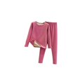 thumbnail image 1 of Jumpingount Conjunto de ropa interior térmica para mujer, calzoncillos largos cómodos para clima frío y cálido, ropa interior de cuello de Color Ropa interior Rojo rosa XL Jumpingount AP013725-18, 1 of 6