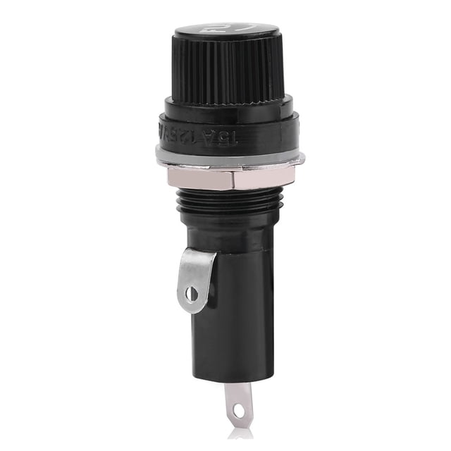 Fuse Holder,5pcs Electrical Panel Mounted Electrical Panel Mount Fuse Holder Screw Cap Solder Fuse Holder Built for Professionals