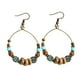 thumbnail image 2 of Pendientes de piedra artificial Minnieouse estilo bohemio étnico ganchos de oreja, 2 of 6