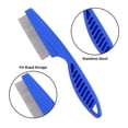 thumbnail image 2 of Zecic 6 Packs Lice Combs Double Sided Flea Comb Hair Grooming with Metal Teeth for Removal Nits Louse Eggs for Dogs & Cats, 2 of 5