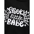 thumbnail image 4 of goowrom Children Halloween Printed Pattern Pullover, Black Round Collar Tops, 4 of 7