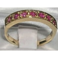 thumbnail image 2 of LBG 14k Yellow Gold Natural Ruby Womens Band Ring - Sizes 4 to 12 Available, 2 of 4