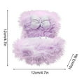 thumbnail image 6 of Doll Car Seat for 12cm Dolls with Air Vent Clip and Desktop Stand, Cute and Functional Car Ornament for Blind Box Doll Fans, Collectors,Car Seat Chair Accessories,Purple, 6 of 7