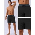 thumbnail image 4 of DARING DIVA Men's Lining Surfing Drawstring Swimming Shorts 30 Black, 4 of 6