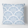 thumbnail image 2 of Designart Japanese style Half-circle pattern' Mid-Century Modern Throw Pillow - 18x18, 2 of 2