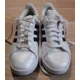 thumbnail image 2 of Adi-das Cloudfoam Pearl White-Black Men's Leather Sneakers Shoes Size 10, 2 of 6