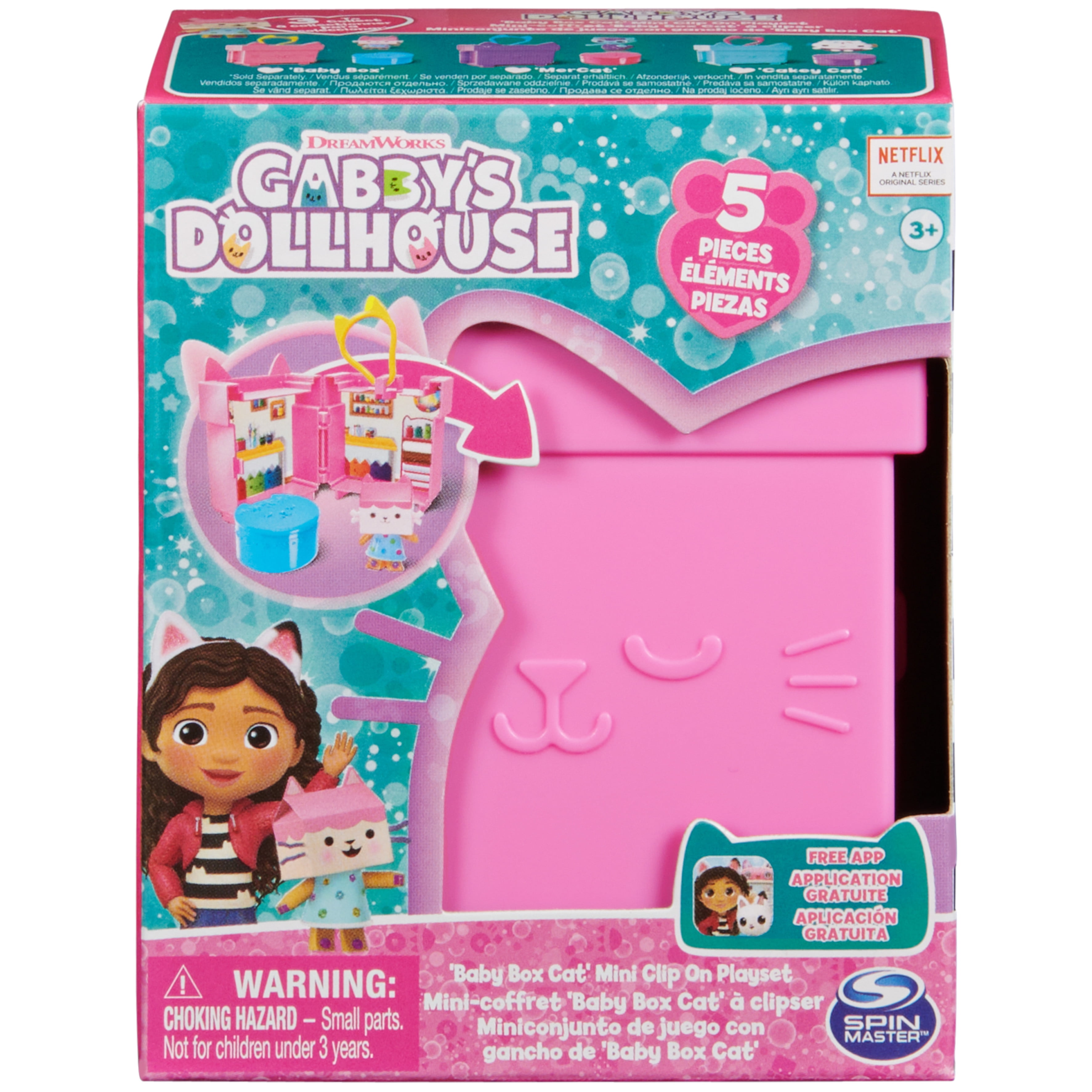 Gabby's Dollhouse, Mini Playset with Figure and Accessories for Kids Ages 3  and Up 