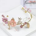 thumbnail image 4 of Wedding Headband Gold Leaves Flowers Bridal Headpieces Headwear Hair Accessory for Women Girls, 4 of 7