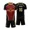 YHTZ4738, variant on Blue Lock Anime Jersey Futsal Pattern Vl Replika Bastard Munich Men Short Sleeve Shorts Set Women's Street Casual Sports T Shirt