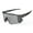 Black Frames+grey Lens, variant on BUCKLOS Polarized Sunglasses Cycling UV400 Protection,TR90 Sports Goggles for Men Women,Running Baseball Golf Outdoor