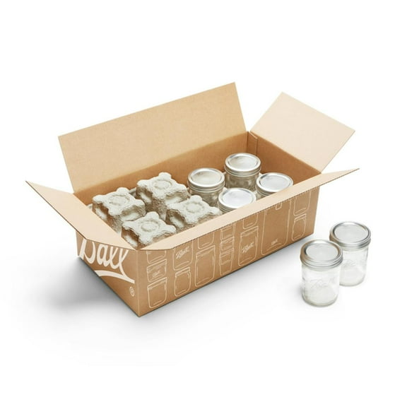 Ball® Wide Mouth Pint (16oz.) Mason Jars with Lids and Bands, for Canning or Drinkware, 8 Count