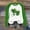 Shirts-329Green, variant on Womens Graphic Tees Baseball Style Raglan Shirts Long Sleeve Cute Tops Green Leopard Print Heart Clover Graphic Shirts