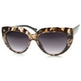 thumbnail image 2 of Womens Cat Eye Sunglasses UV400 Gradient Lens Tortoise Frame Model 9914, 2 of 2