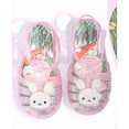 thumbnail image 6 of JIAYUE Toddler Boys Girls Jelly Sandals Lightweight Kids Soft Sole Closed Toe Hook And Loop Beach Shose Cute Rabbit Detail Summer Breathable Footwear For Outdoor Play, 6 of 8