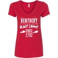 thumbnail image 3 of Inktastic Kentucky is Awesome Since 1792 Women's V-Neck T-Shirt, 3 of 5