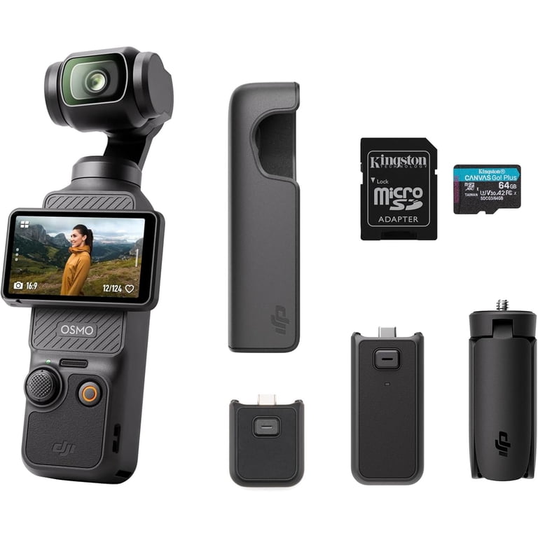 DJI Osmo Pocket 3 Capture More Combo with 4K/120fps Video and 3