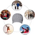 thumbnail image 3 of Gorro de punto cálido de invierno para mujer, gorros de lana para esquí y nieve con gorro de punto cálido para invierno, gorros de lana, boinas de esquí para nieve, gorras Snapback con viser, 3 of 4