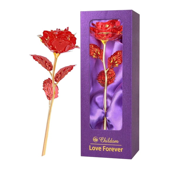 Birthday Gifts for Women,Christmas Rose Gifts for Her Mom,Red Rose Present for Her,Sweet Artificial Flower for Wife,Grandma,Women,Christmas,Birthday,Anniversary,Valentines,Mothers Day