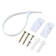 thumbnail image 2 of (5 paquetes), kit de anclajes antipuntas para muebles a prueba de bebés, anclajes de pared para gabinete, tocador, estantería, correas de seguridad ajustables para niños Terremoto, 2 of 5
