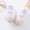 White, variant on Zecgelong Little Child Shoes Soft Sole Toddler Shoes Cute Flowers Princess Shoes Sneakers Size US:4 Beige