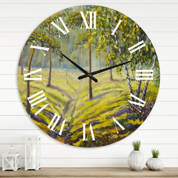 Designart 1 in Quartz Traditional Wall Clock