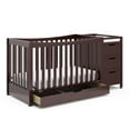 thumbnail image 4 of Graco Remi 4-in-1 Convertible Baby Crib and Changer, Espresso, 4 of 12