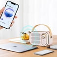 thumbnail image 3 of Vintage Bluetooth-Compatible Speaker Portable Small Wireless Smart Speakers, 3 of 5