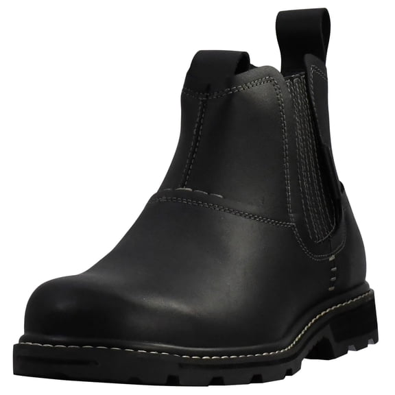 Skechers Blaine Orsen Leather Casual Mens Ankle Boots, Pull On