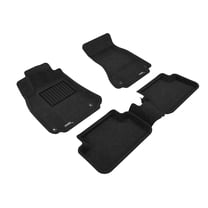 3D MAXpider All-Weather Floor Mats Custom Fit for 2009-2016 Audi A4 / S4 / RS4 Car Floor Liners Elegant Series (1ST & 2ND Row)