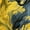 Marbled Abstract, variant on Elephant Stock Marbled Abstract Wall Art - Horizontal Multi Panel Canvas - Living Room Wall Decor - Abstract Multi Panel - Yellow And Black Decor - 30" x 18"
