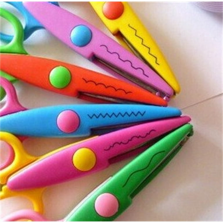 Happon 5 6 Pcs/Set Children Kids Paper Craft Scissors Various