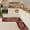 G, variant on 2 Pcs Christmas Kitchen Rugs and Mats for Floor Non-Slip Backing Mat Merry Christmas Kitchen Decor Anti Fatigue Kitchen Rug Sets with Runner Xmas Decor (D 16"x24"+16"x48")