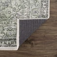 thumbnail image 5 of Hauteloom Cristy Bohemian Vintage Medallion Area Rug - Farmhouse Oriental Carpet for Living Room, Bedroom - Machine Washable- Cream, Olive - 5' x 7'6", 5 of 11